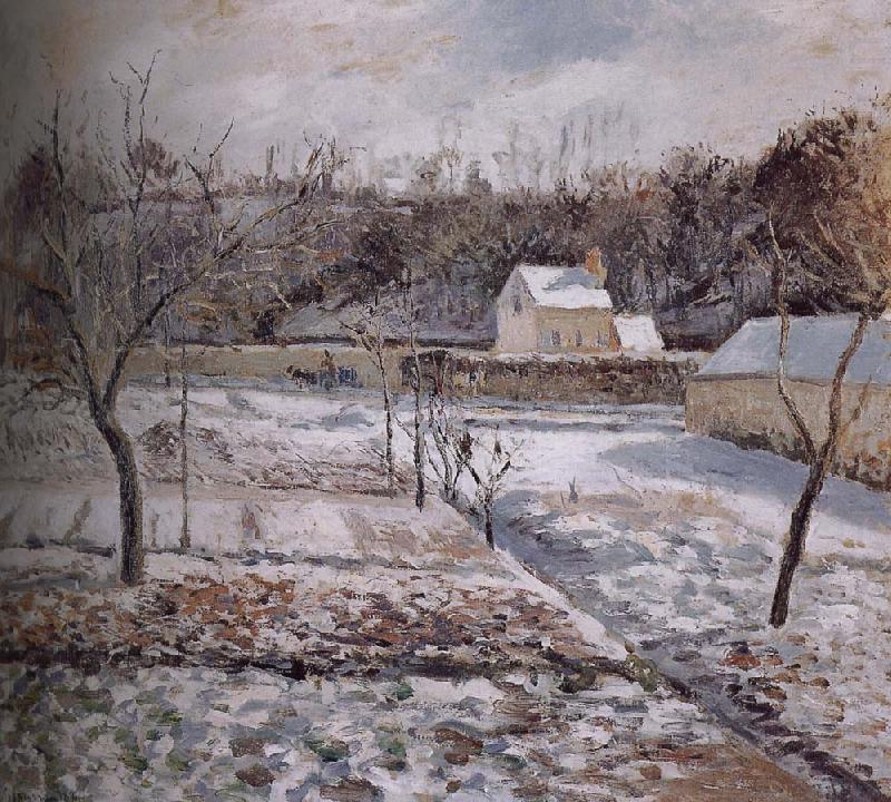 Camille Pissarro Snow